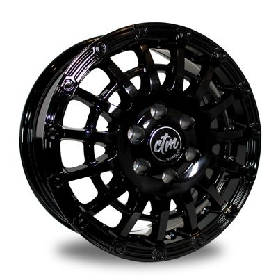 CTM SELECT+ CARGO HD GLOSS BLACK Size:16X6.5 PCD:5/130 ET:52P CTM SELECT+ CARGO HD GLOSS BLACK Size:16X6.5 PCD:5/130 ET:52P