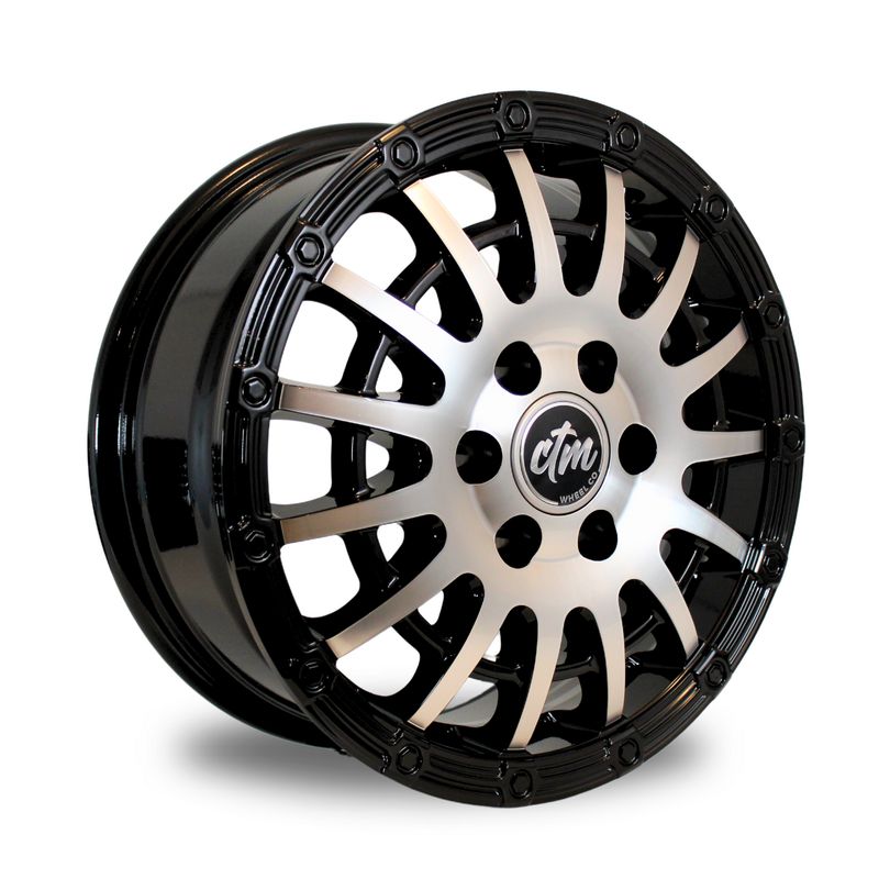 CTM SELECT+ CARGO HD BLACK / MACHINED Size:16X6.5 PCD:6/120 ET45 (FORD TRANSIT 2023>)