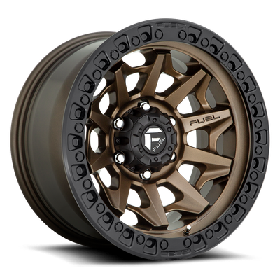 FUEL COVERT D696 MATTE BRONZE / BLACK LIP Size:18X9.0 PCD:6/139.7 ET20