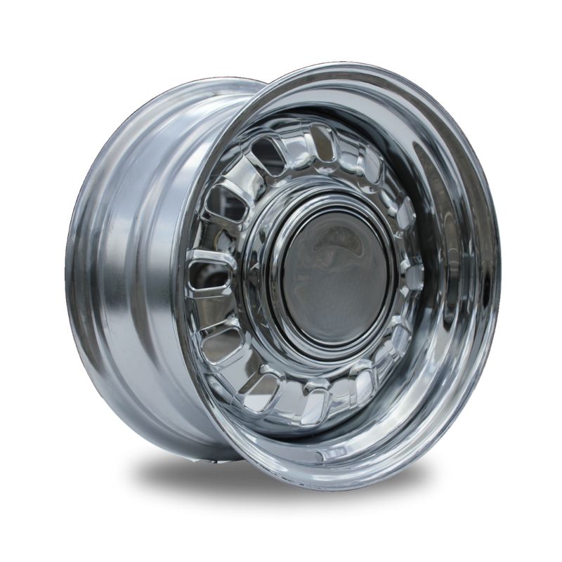CTM SELECT+ 12 SLOT CHROME Size:15x10.0 PCD:5/114.3 - 5/120 ET:12N CTM SELECT+ 12 SLOT CHROME Size:15x10.0 PCD:5/114.3 - 5/120 ET:12N