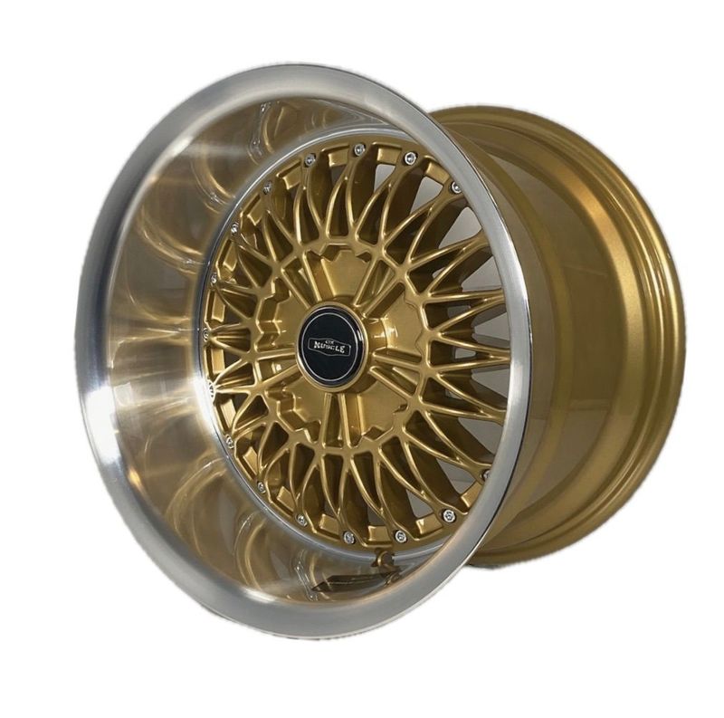 CTM MUSCLE SPIDER GOLD / MACHINED LIP Size:15x10J ***CUSTOM FITMENT***