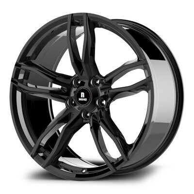 R-SERIES HF F1 20X9.5J PCD: 5/120 ET: 45P BLACK