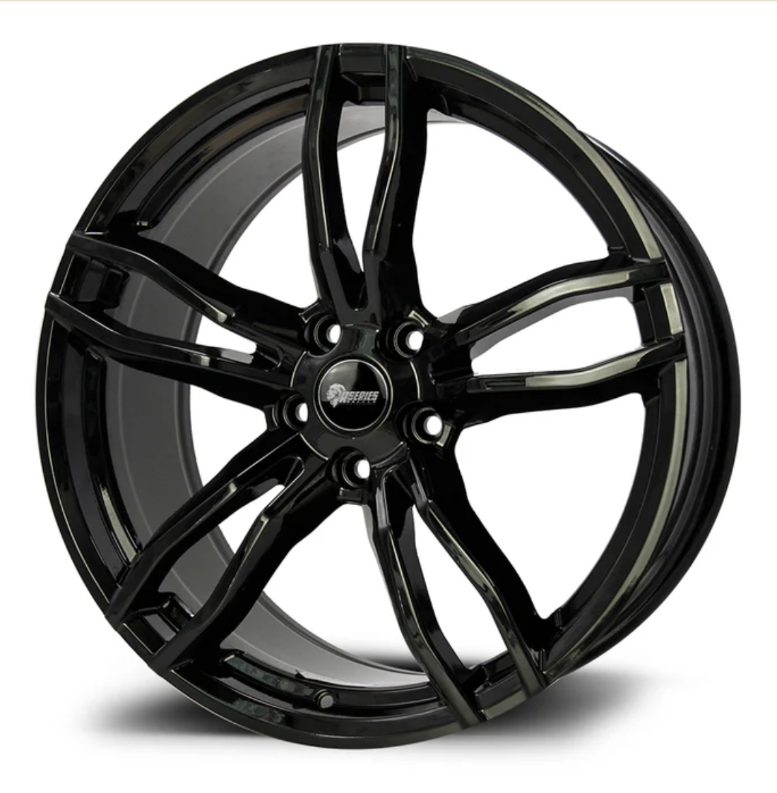 R-SERIES HF F1 20X9.5J PCD: 5/120 ET: 45P BLACK