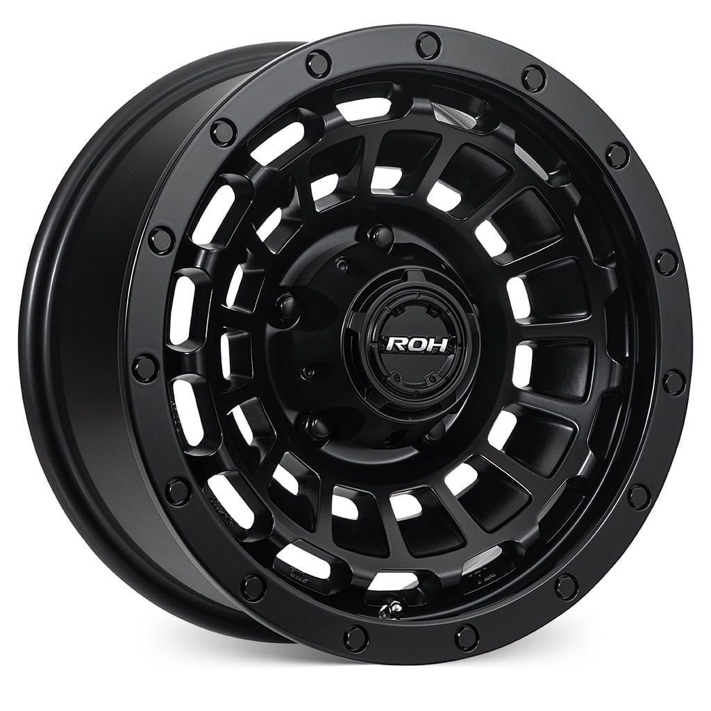 ROH One Twenty Matt Black Size:15x6 PCD:5/139.7 ET:0 ROH One Twenty Matt Black Size:15x6 PCD:5/139.7 ET:0
