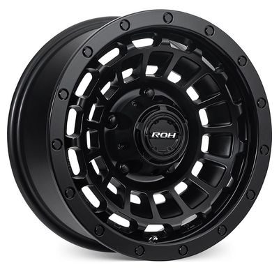 ROH One Twenty Matt Black Size:15x6 PCD:5/139.7 ET:0 ROH One Twenty Matt Black Size:15x6 PCD:5/139.7 ET:0