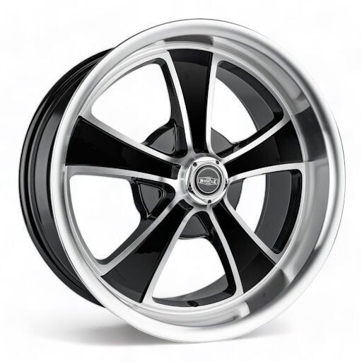 CTM MUSCLE GT106 BLACK / MACHINED FACE Size:17X8.0 PCD:5/120.65 ET:0  (HOLDEN HQ FITMENT)