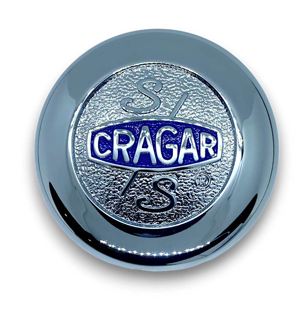 CRAGAR S/S CHROME CENTER CAP CRAGAR S/S CHROME CENTER CAP