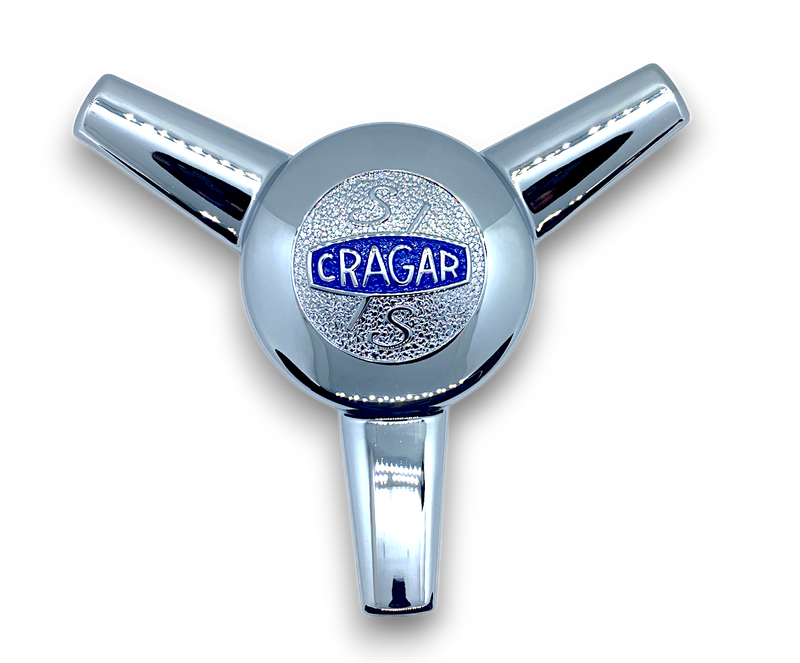CRAGAR S/S CHROME SPINNER CAP