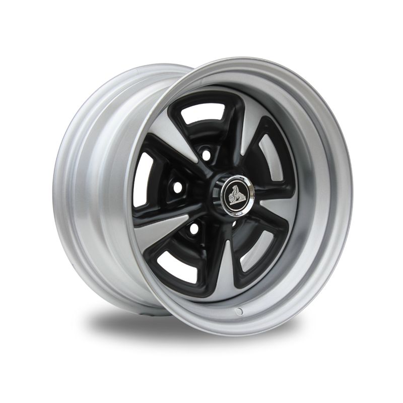 CTM MUSCLE GTS STEEL BLACK/SILVER FACE Size:15x8 PCD:5/120.65 ET:0 CTM MUSCLE GTS STEEL BLACK/SILVER FACE Size:15x8 PCD:5/120.65 ET:0