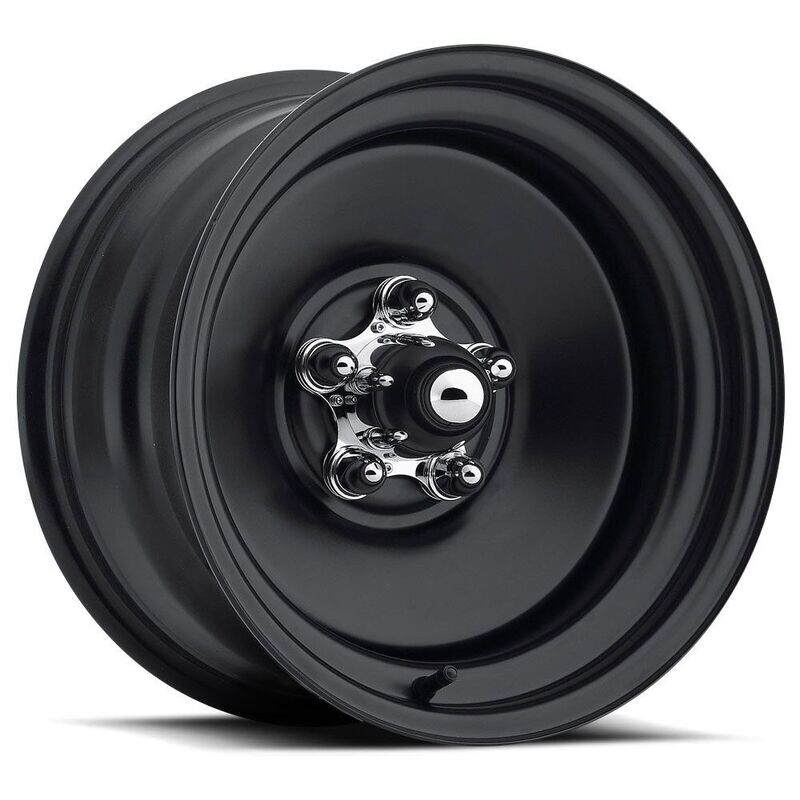 US WHEEL STEEL RAT ROD MATTE BLACK Size: 17x8 PCD:5/139.7 (5/5.50) ET:0