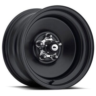 US WHEEL STEEL RAT ROD MATTE BLACK Size: 17x8 PCD:5/139.7 (5/5.50) ET:0