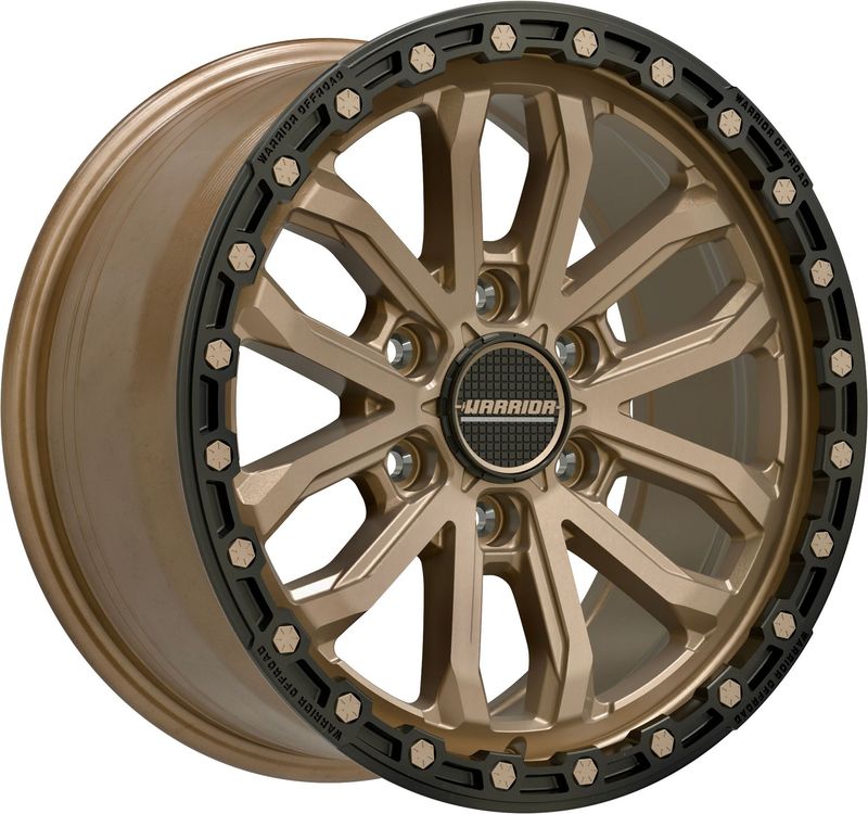 WARRIOR HULK SATIN BRONZE / SATIN BLACK LIP Size:18X9.0 PCD:6/139.7 ET:18P WARRIOR HULK SATIN BRONZE / SATIN BLACK LIP Size:18X9.0 PCD:6/139.7 ET:18P