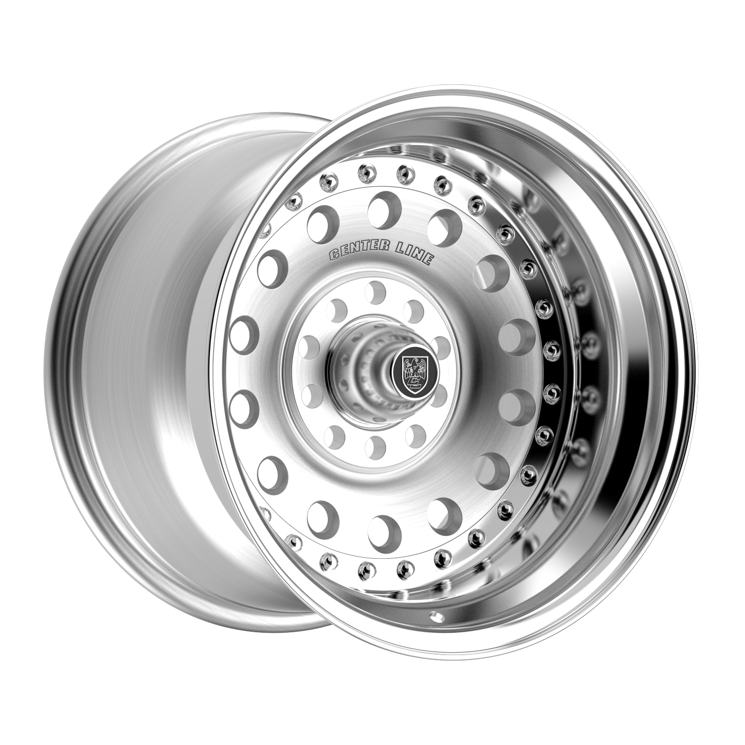 CENTER LINE PRO STOCK 2.0 BRUSHED ALUMINIUM / POLISHED Size:15X10.0 PCD:BLANK ET: 12N Actual 15x10 Pro Stock 2.0 pictured