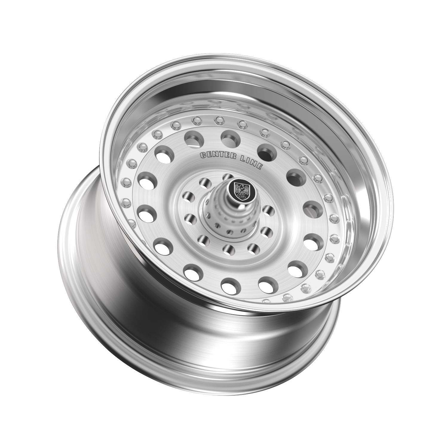 CENTER LINE PRO STOCK 2.0 BRUSHED ALUMINIUM / POLISHED Size:15X8.0 PCD:BLANK ET: 0