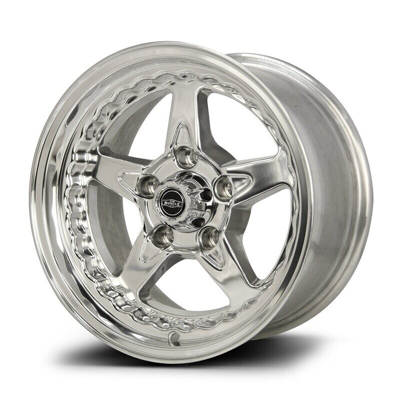 CTM MUSCLE DRAGSTAR POLISHED Size:15x5.5J PCD:5/114.3 ET:06P(FORD FALCON / MUSTANG FITMENT)