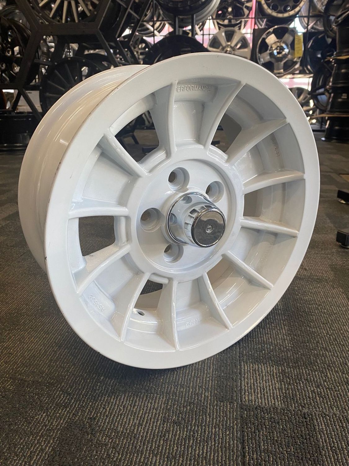 2 x SHOP SOILED 14x6” TX-1 WHITE TRAILER WHEELS PCD: 5x108 CB: 67MM ET: 6P 2 x SHOP SOILED 14x6” TX-1 WHITE TRAILER WHEELS PCD: 5x108 CB: 67MM ET: 6P
