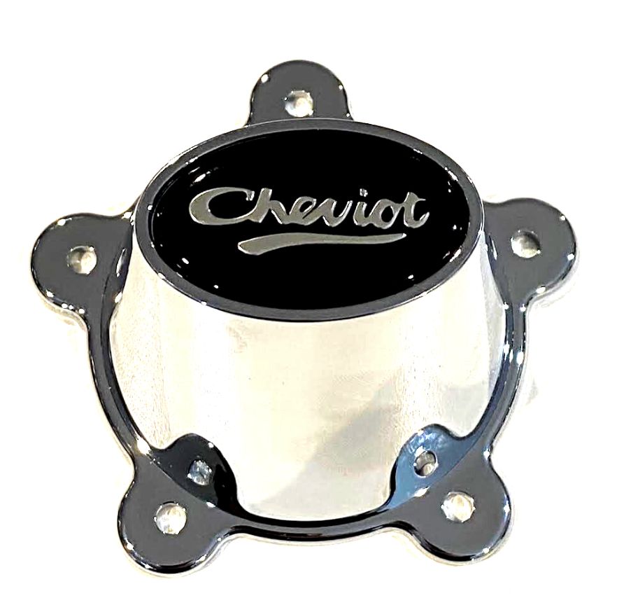 CLASSIC CLASSIC "CHEVIOT" OVAL STYLE CHROME SCREW ON CENTER CAP