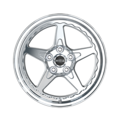 CTM MUSCLE DRAGSTAR II FULL POLISHED 17x5.0 FRONT RUNNERS PCD:5/120 ET:20P(HOLDEN COMMODORE FITMENT)