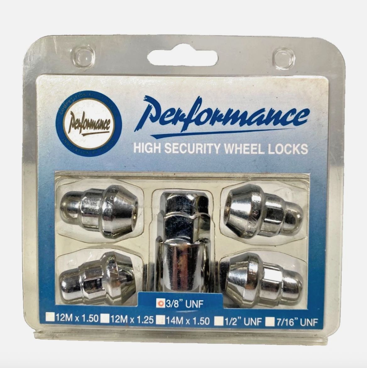 PERFORMANCE MAG CHROME TAPER LOCK NUT SET 3/8 PERFORMANCE MAG CHROME TAPER LOCK NUT SET 3/8" UNF - 30mm
