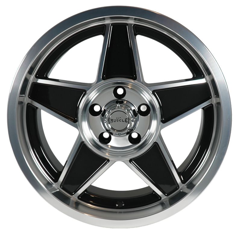 CTM MUSCLE GLOBE 17x8J BLACK/MACHINED FACE PCD:5/114.3 ET:0