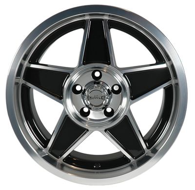 CTM MUSCLE GLOBE 17x8J BLACK/MACHINED FACE PCD:5/114.3 ET:0