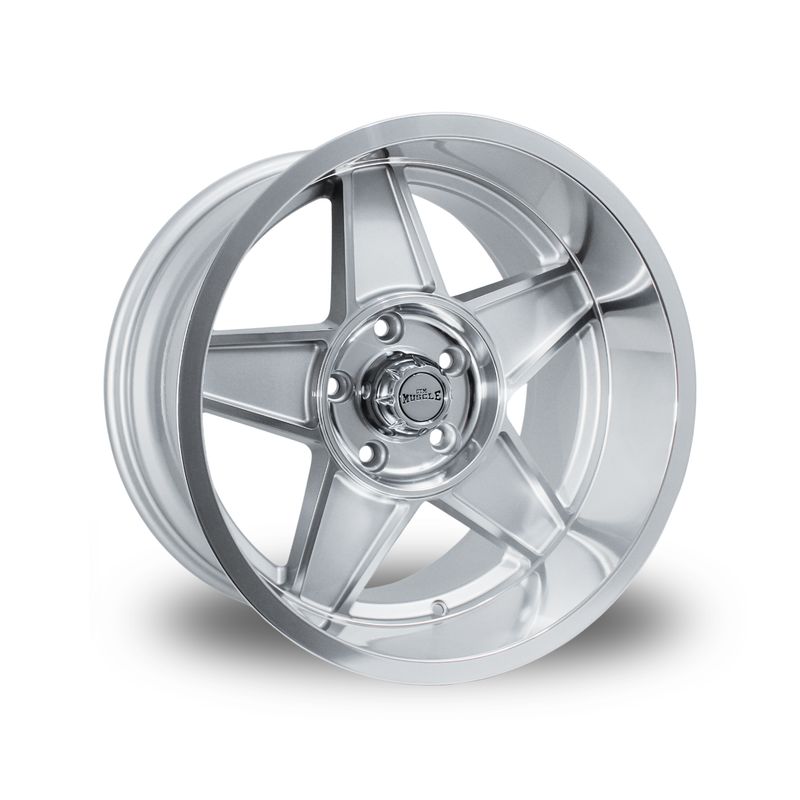 CTM MUSCLE GLOBE 17x10J SILVER/MACHINED FACE PCD:5/114.3 ET: 0