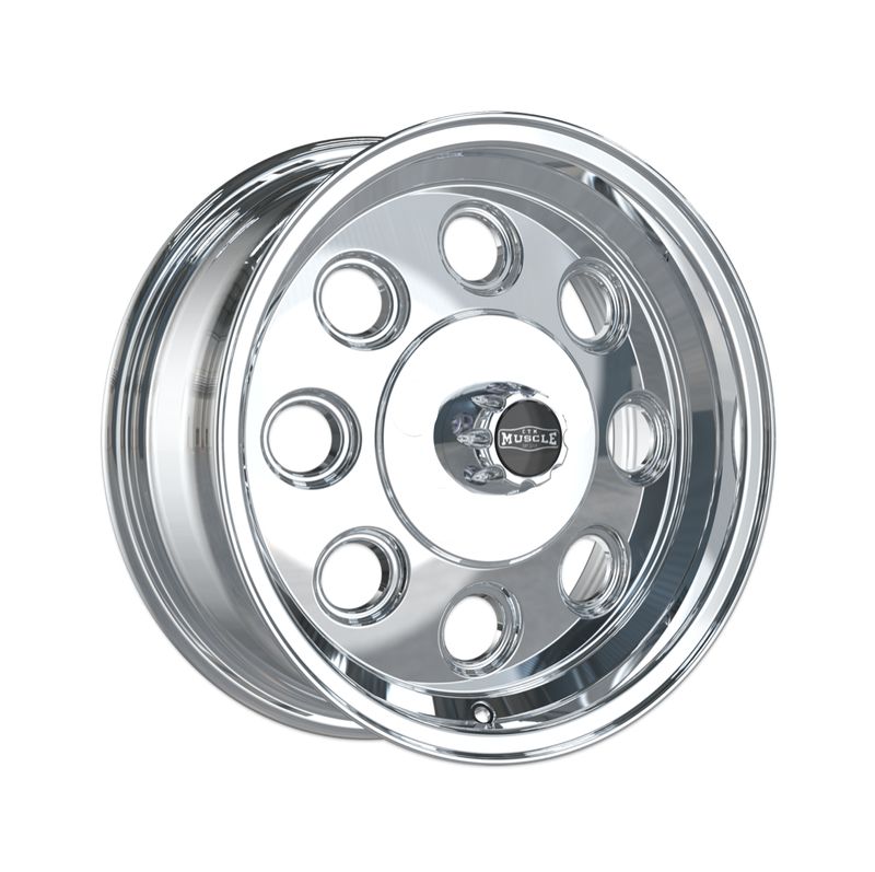 CTM MUSCLE DRAGLIGHT II POLISHED Size:15X6.0 ***CUSTOM FITMENT*** ET:0-25P - 4/5 STUD: 101.6 to 130