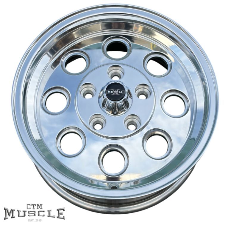CTM MUSCLE DRAG LIGHT 2.0 POLISHED Size:15X7.0 PCD:5/120.65 ET:0P
