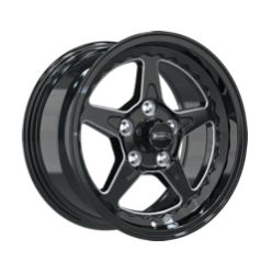 CTM MUSCLE DRAGSTAR II GLOSS BLACK/MILLED INNER EDGE Size:15x8J PCD:5/120 ET:34P - FITS HOLDEN COMMODORE CTM MUSCLE DRAGSTAR II GLOSS BLACK/MILLED INNER EDGE Size:15x8J PCD:5/120 ET:34P - FITS HOLDEN COMMODORE