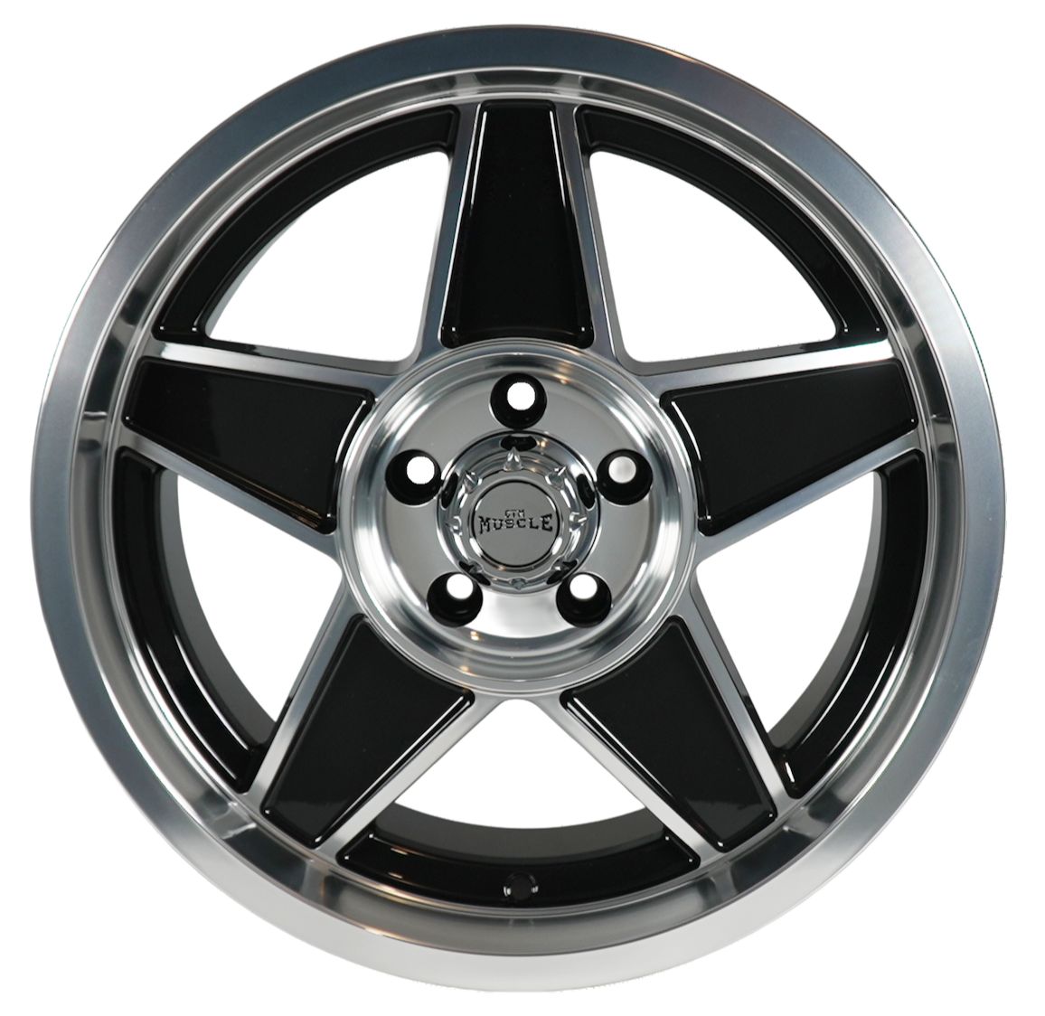 CTM MUSCLE GLOBE 17x7J BLACK/MACHINED FACE PCD:5/114.3 ET:0