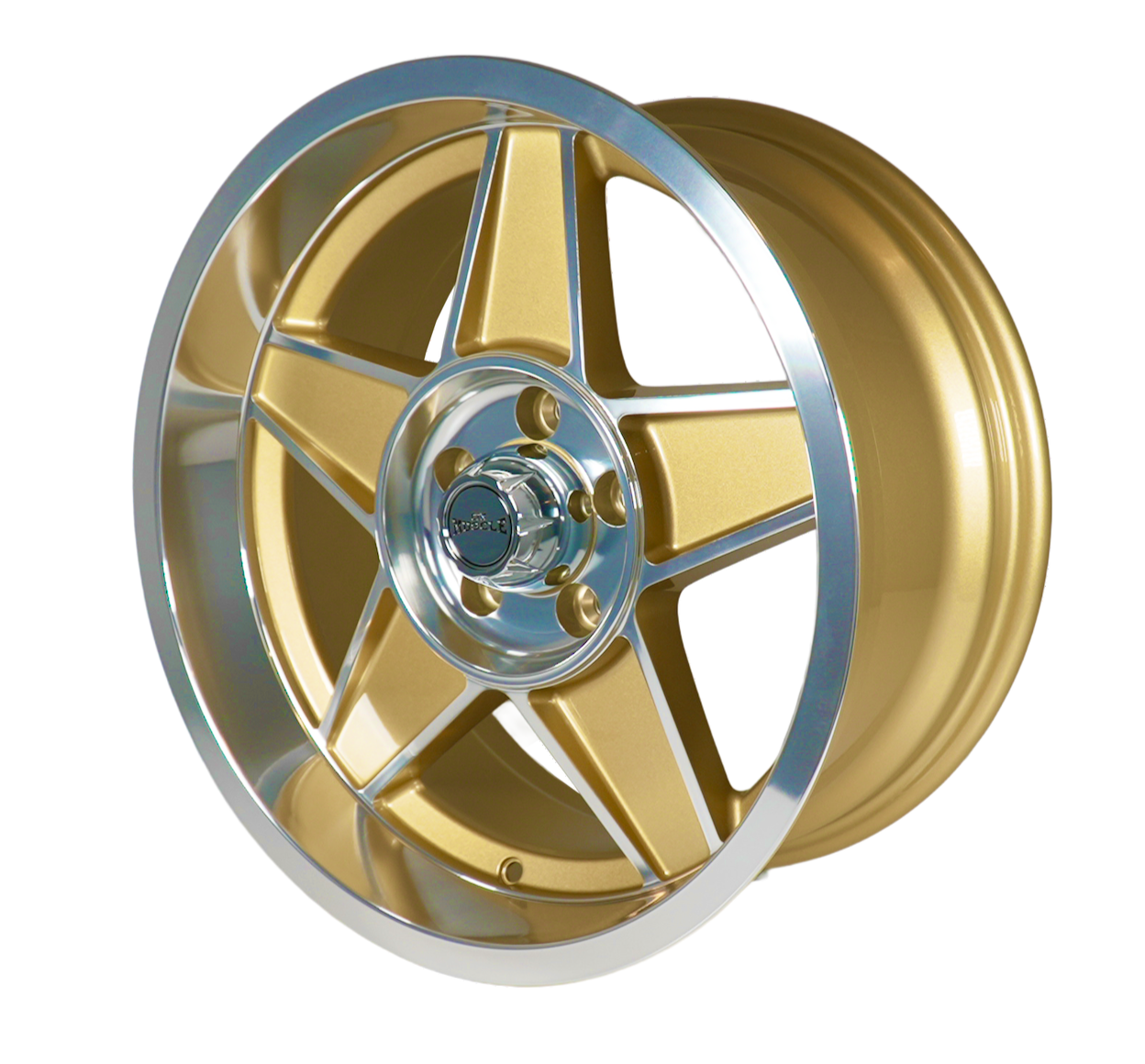 CTM MUSCLE GLOBE 17x8J GOLD/MACHINED FACE PCD:5/114.3 ET:0