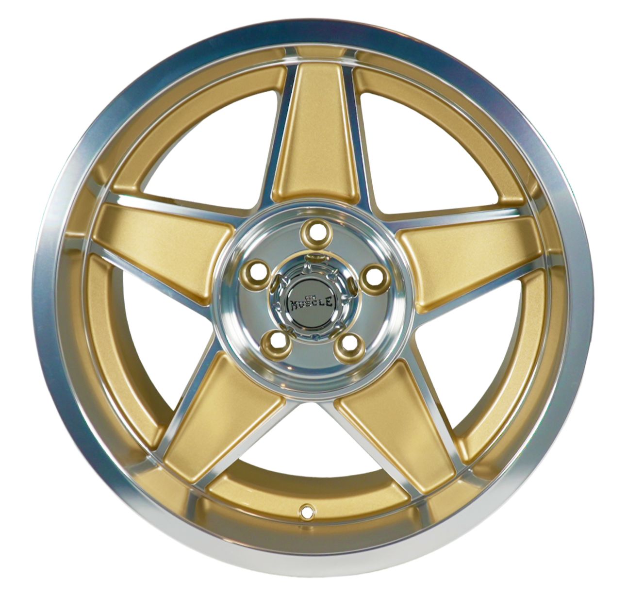 CTM MUSCLE GLOBE 17x8J GOLD/MACHINED FACE PCD:5/114.3 ET:0