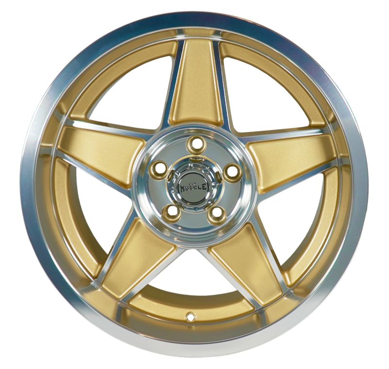 CTM MUSCLE GLOBE 17x8J GOLD/MACHINED FACE PCD:5/114.3 ET:0