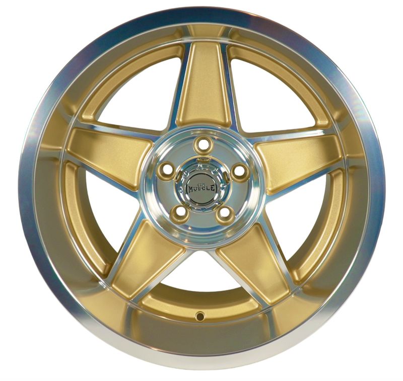 CTM MUSCLE GLOBE 17x10J GOLD/MACHINED FACE PCD:5/114.3 ET:6N