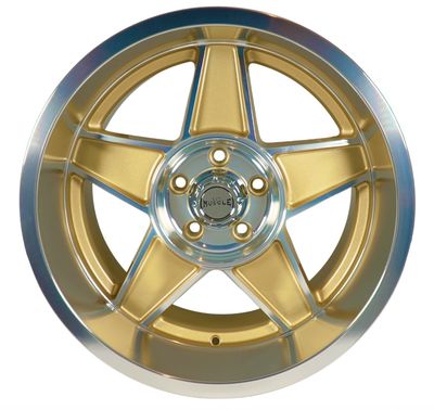 CTM MUSCLE GLOBE 17x10J GOLD/MACHINED FACE PCD:5/114.3 ET:6N