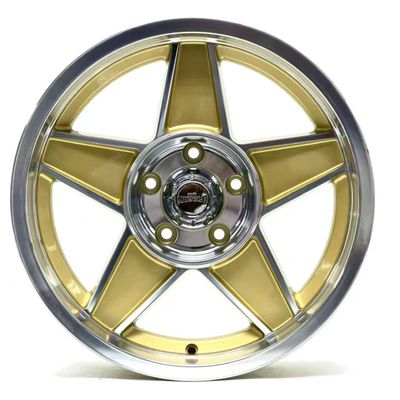 CTM MUSCLE GLOBE 17x7J GOLD/MACHINED FACE PCD:5/114.3 ET:0