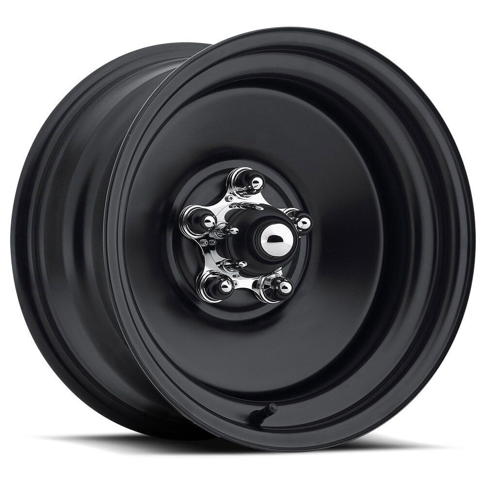 US WHEEL STEEL RAT ROD MATTE BLACK Size:15x8 PCD:5/139.7 (5/5.50) ET:19N