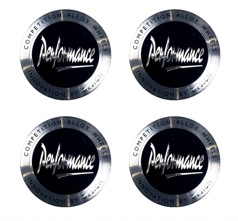 PERFORMANCE WHEELS DECALS - 61mm - SET OF 4