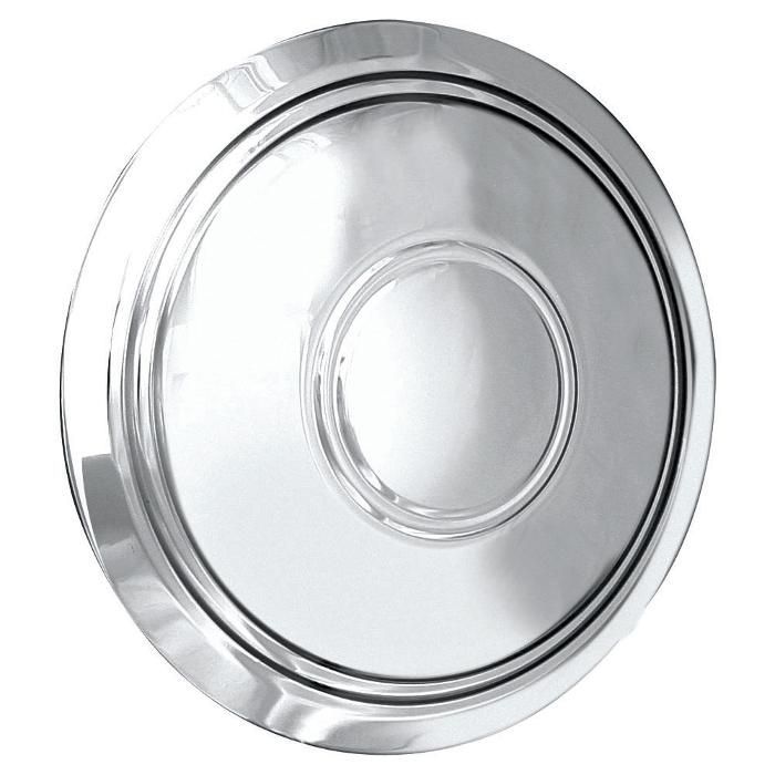 CHROME STEEL POLICE CAP FOR RALLYE WHEELS