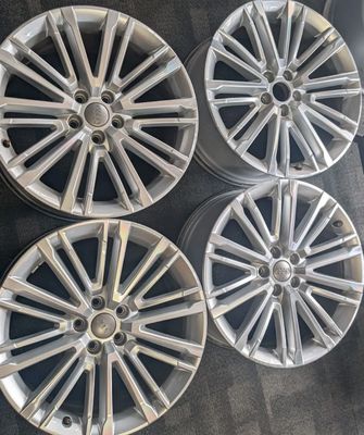 *USED* 19" x 8.5" SET OF 4 AUDI A4 FACTORY ALLOY WHEELS