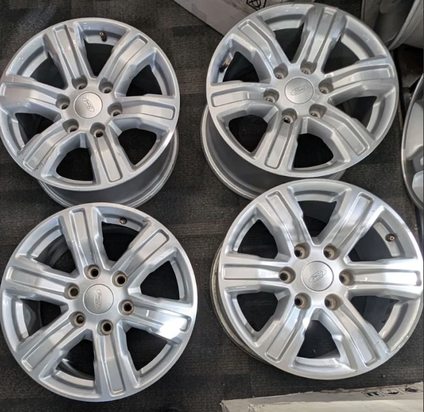 *USED* SET OF 4 FORD RANGER GENUINE OEM WHEELS 17x8" PCD: 6x139.7 ET: 55P