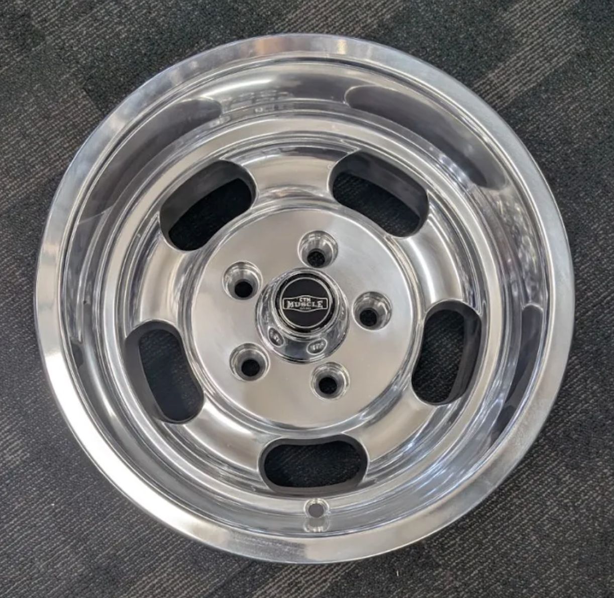 AS NEW SET OF 4 - 13x7 AS NEW SET OF 4 - 13x7" & 13x8"POLISHED SPITFIRES PCD: 5x108 HOLDEN EH EK HR HD - ET: 12N & 19N