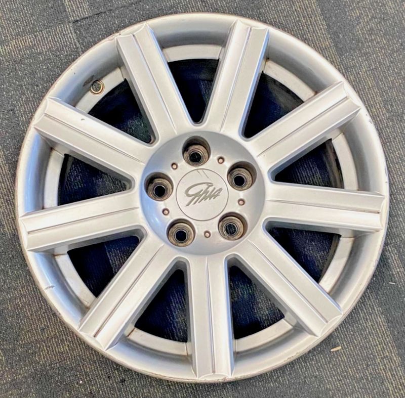 *USED* SINGLE FORD BA/BF GHIA 17x7.5" SILVER WHEEL PCD: 5/114.3 ET:36.5P
