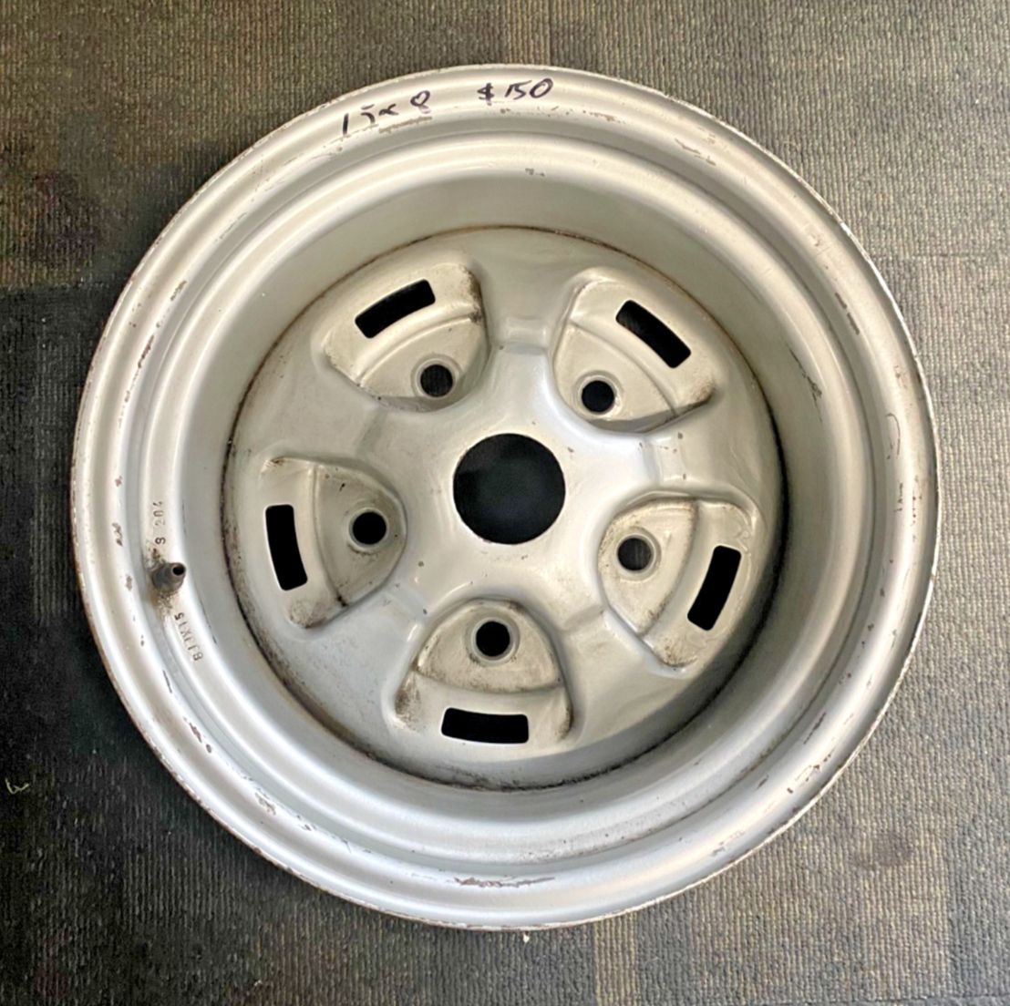 15X8" RANGE ROVER ROSTYLE SINGLE STEEL WHEEL DEEP DISH PCD: 5X165.1