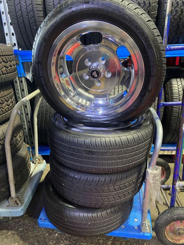 NEAR NEW SET OF 4 OS FORMULA ELIMINATOR 15x7" WITH AS NEW NANKANG TYRES PCD: 5x108 ET: HOLDEN EH HR HD