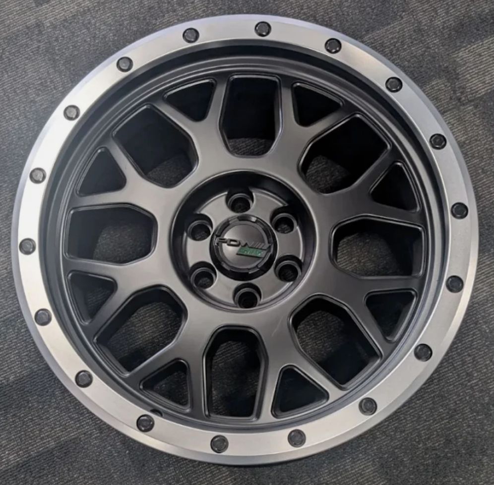 BRAND NEW PDW 18"x9" ROULETTE WHEELS TO SUIT NISSAN NAVARA PCD: 6x114 ET: 35P