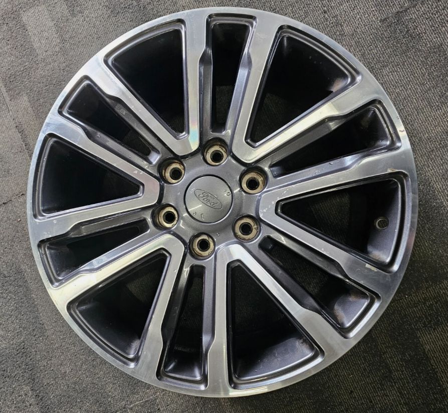 20 20" FORD EVEREST TITANIUM WHEEL 20x8.5 6x139.7 55P GUNMETAL MACHINED FACE - SINGLE