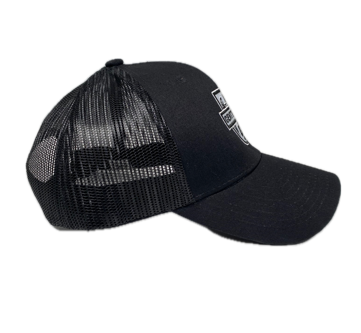 CENTER LINE BLACK TRUCKERS CAP - ONE SIZE FITS MOST