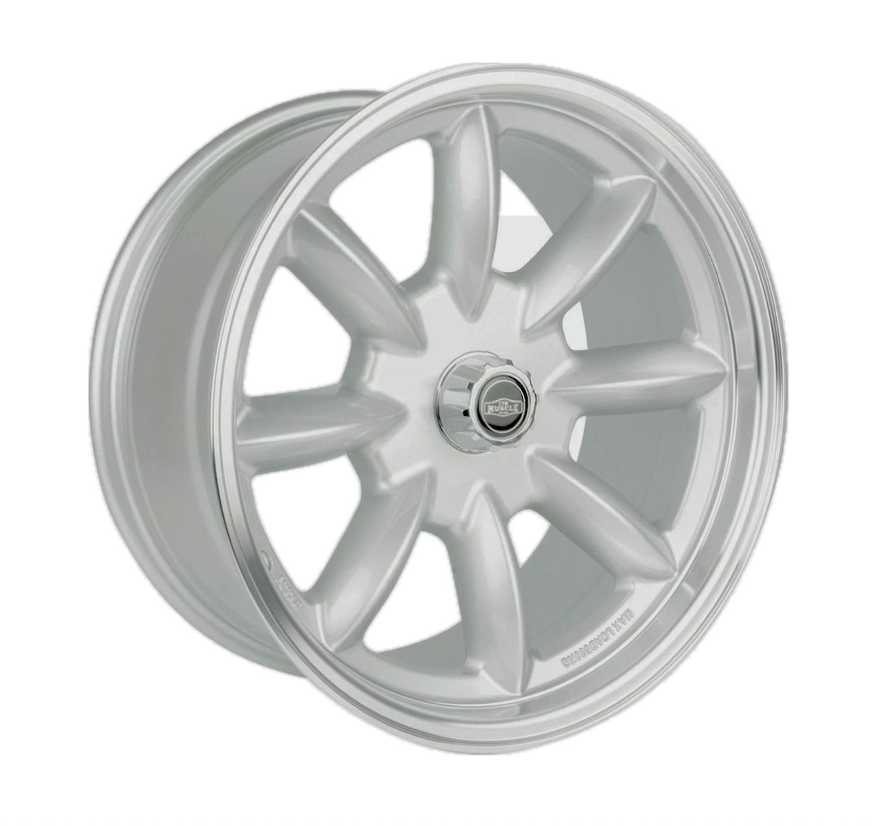 CTM MUSCLE S-LITE SILVER / MACHINED LIP Size:17x7J ET: 0-25P ***CUSTOM FITMENT***