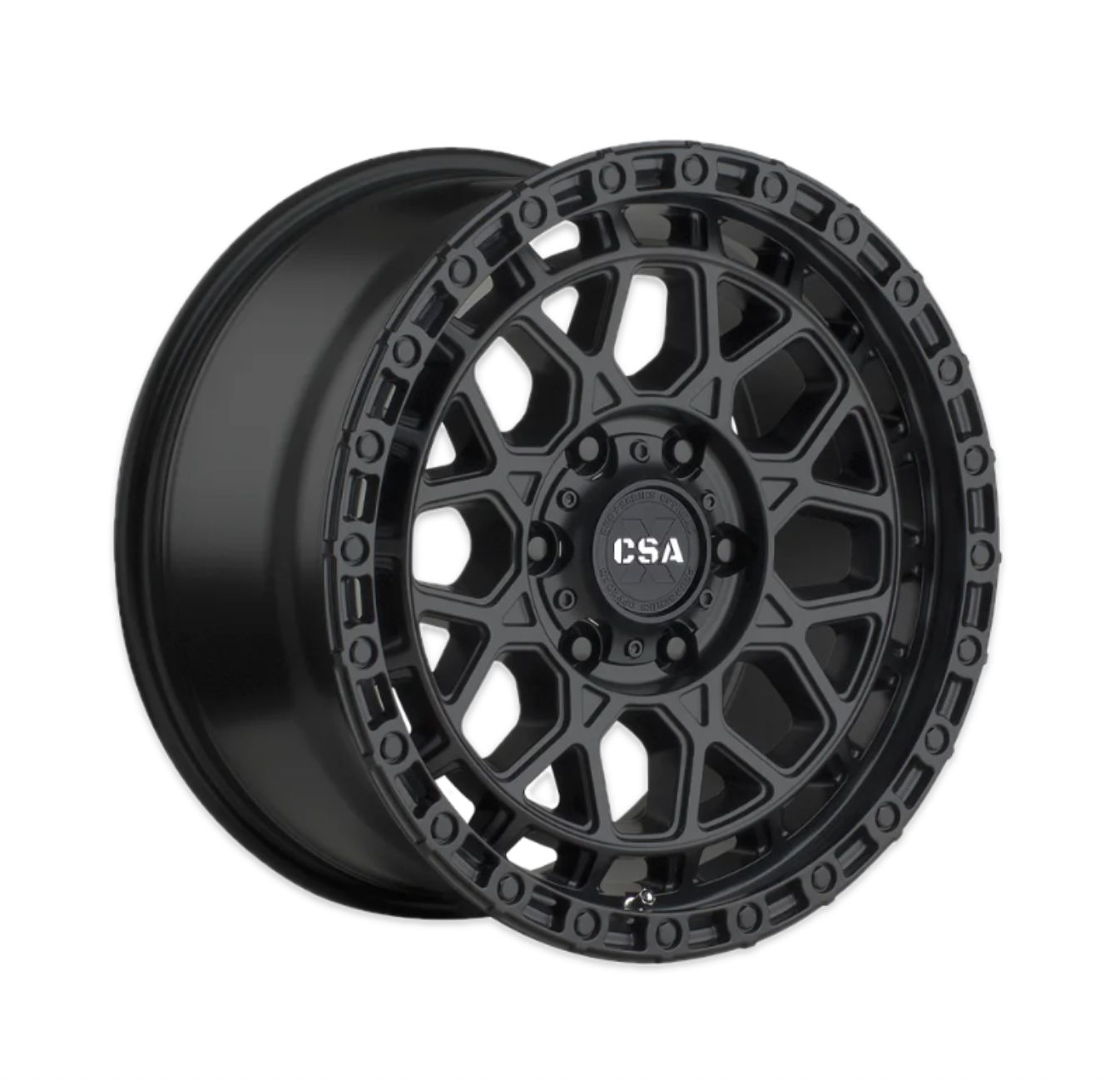 CSA WHEELS THUNDER HEAVY DUTY (HD) SATIN BLACK Size:18X9.0 PCD:8/170 ET:35P CB: 125.2MM 1250KG